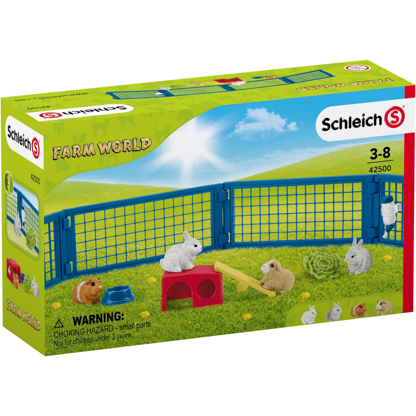 Schleich Farm World        42500 Rabbit and guinea pig hutch