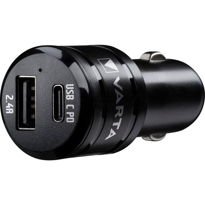 Varta Car Charger Dual USB Fast Type C PD & USB A