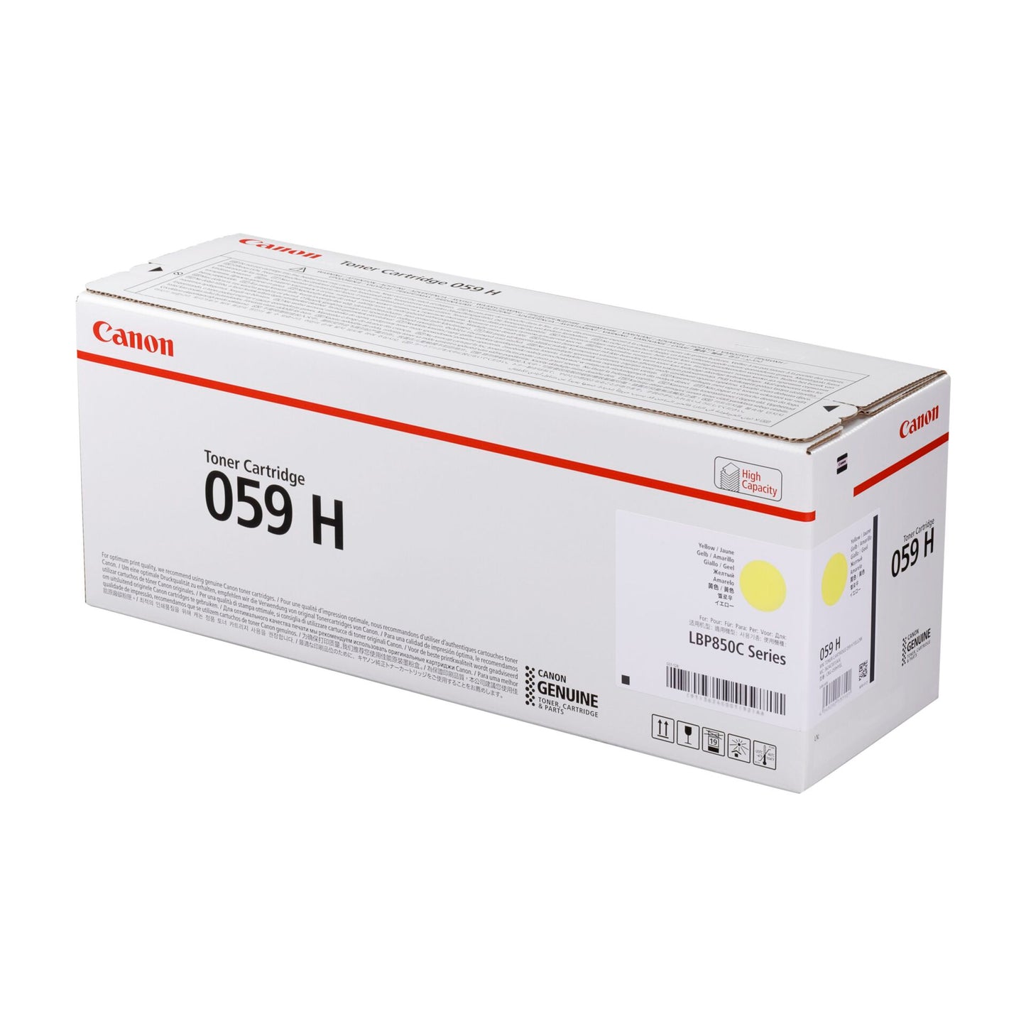 Canon Toner Cartridge 059 H Y yellow