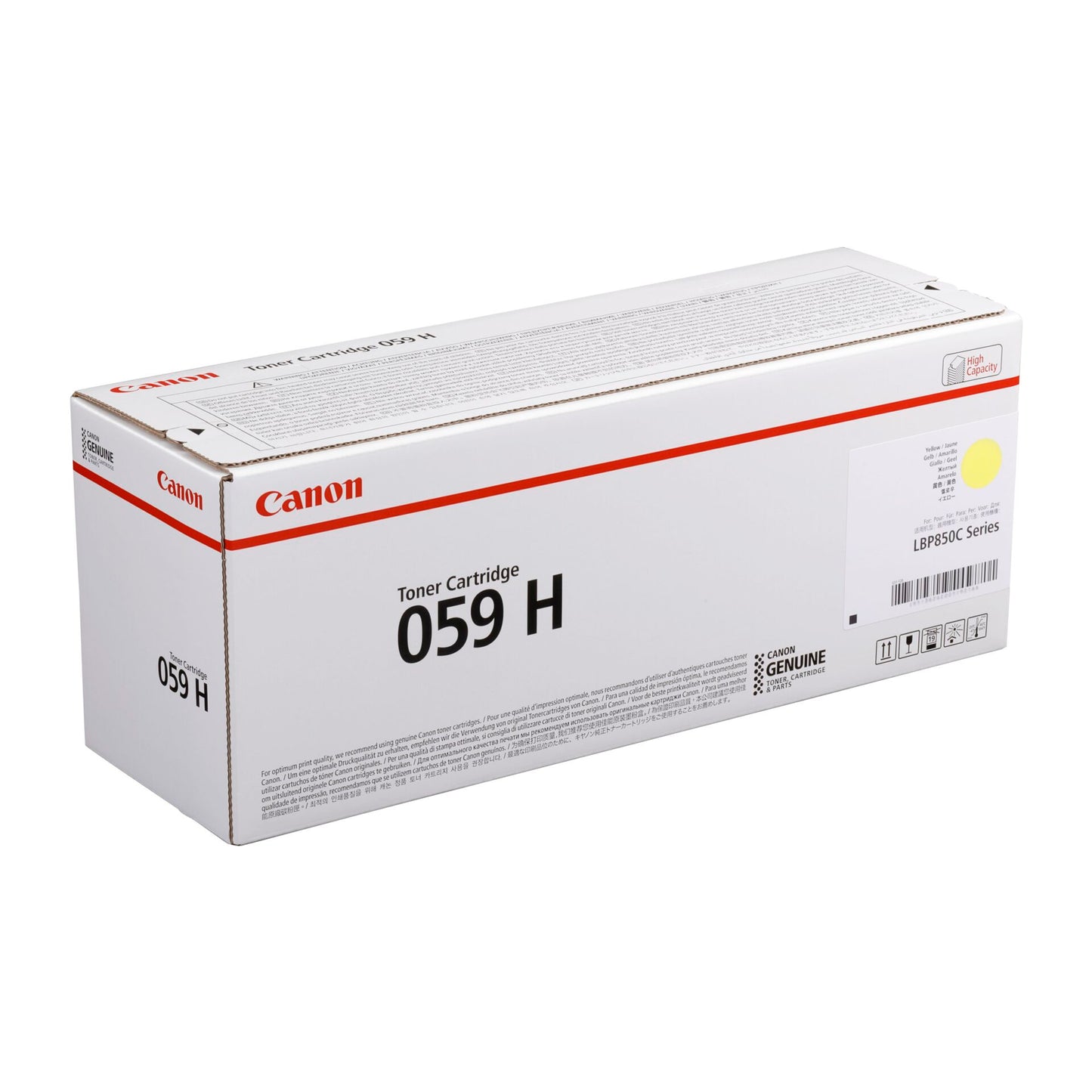 Canon Toner Cartridge 059 H Y yellow