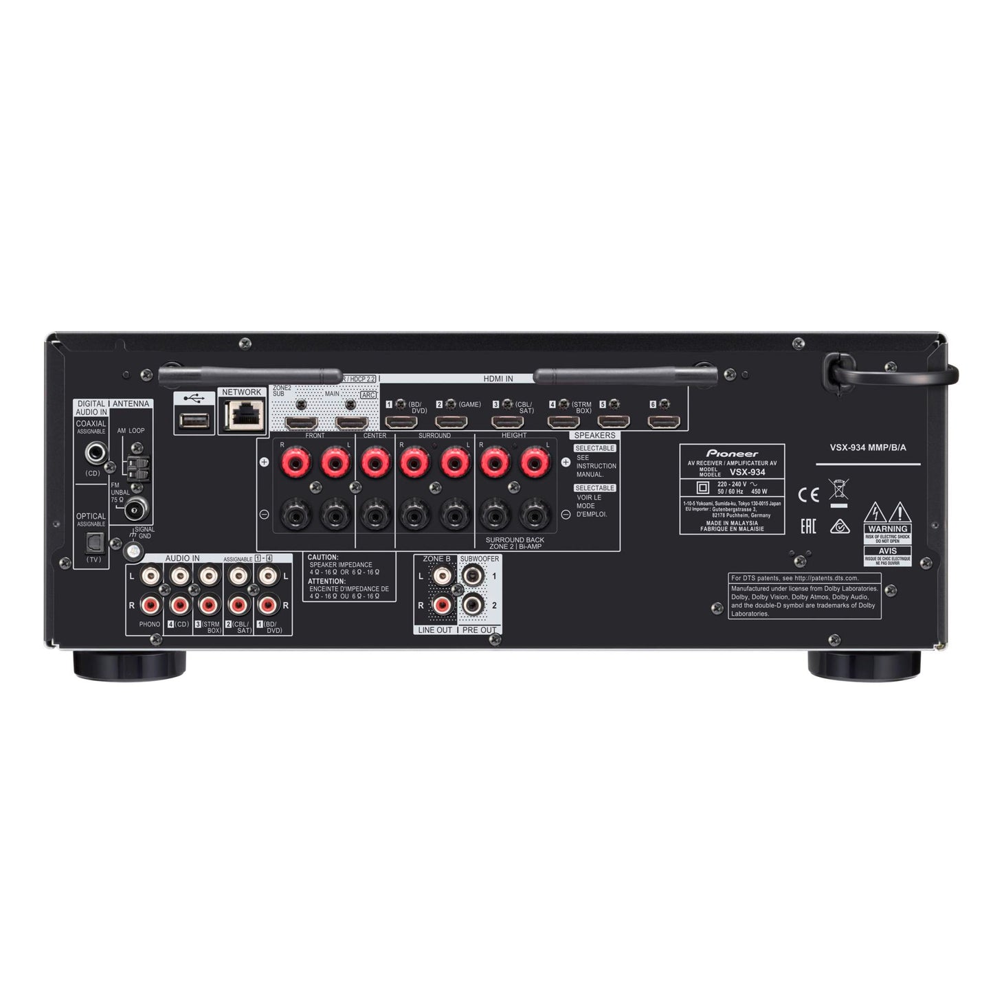 Pioneer VSX-934-B schwarz