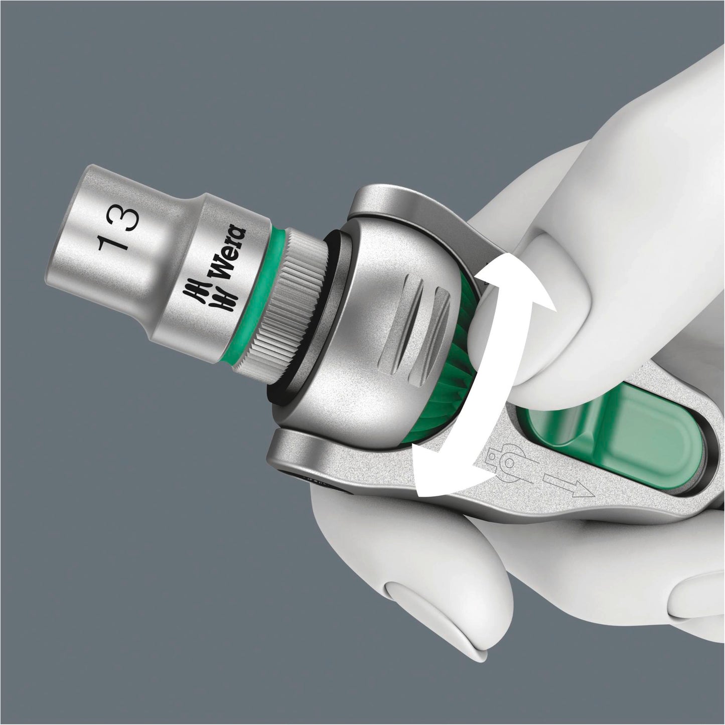 WERA 8100 SA 2 Zyklop Speed Ratched set 1/4  drive