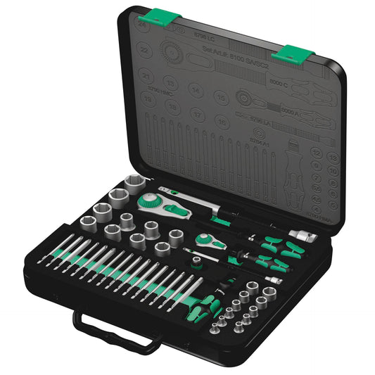 WERA 8100 SA/SC 2 Zyklop speed ratchet set