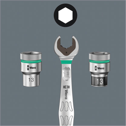 WERA 8100 SC 6 Zyklop speed ratchet set