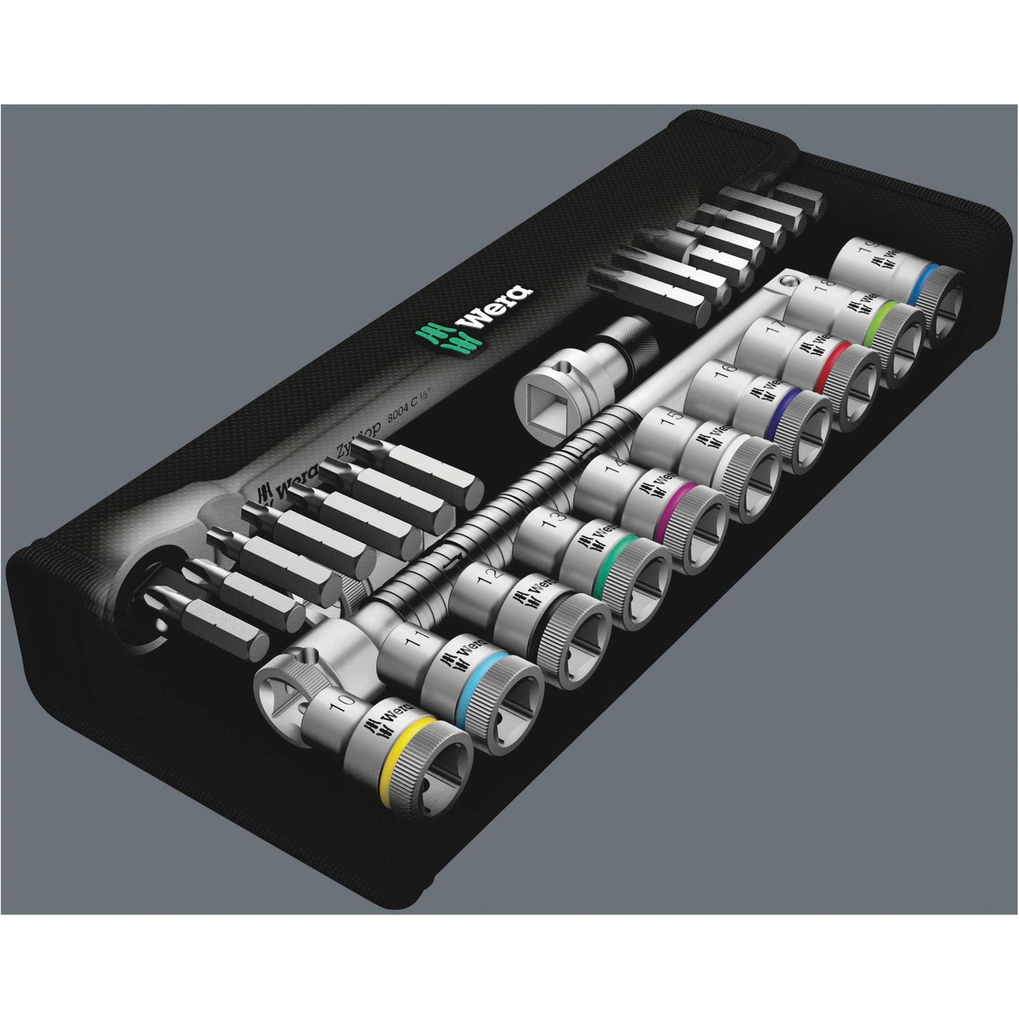 WERA 8100 SC 8 Zyklop metal ratchet set
