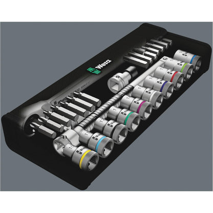 WERA 8100 SC 8 Zyklop metal ratchet set