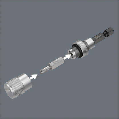 WERA 896/4/1 SB Bit Holder with adjustable depth-control stop