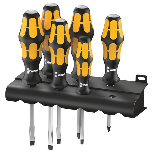 WERA 932/918/6 chiseldriver + Rack