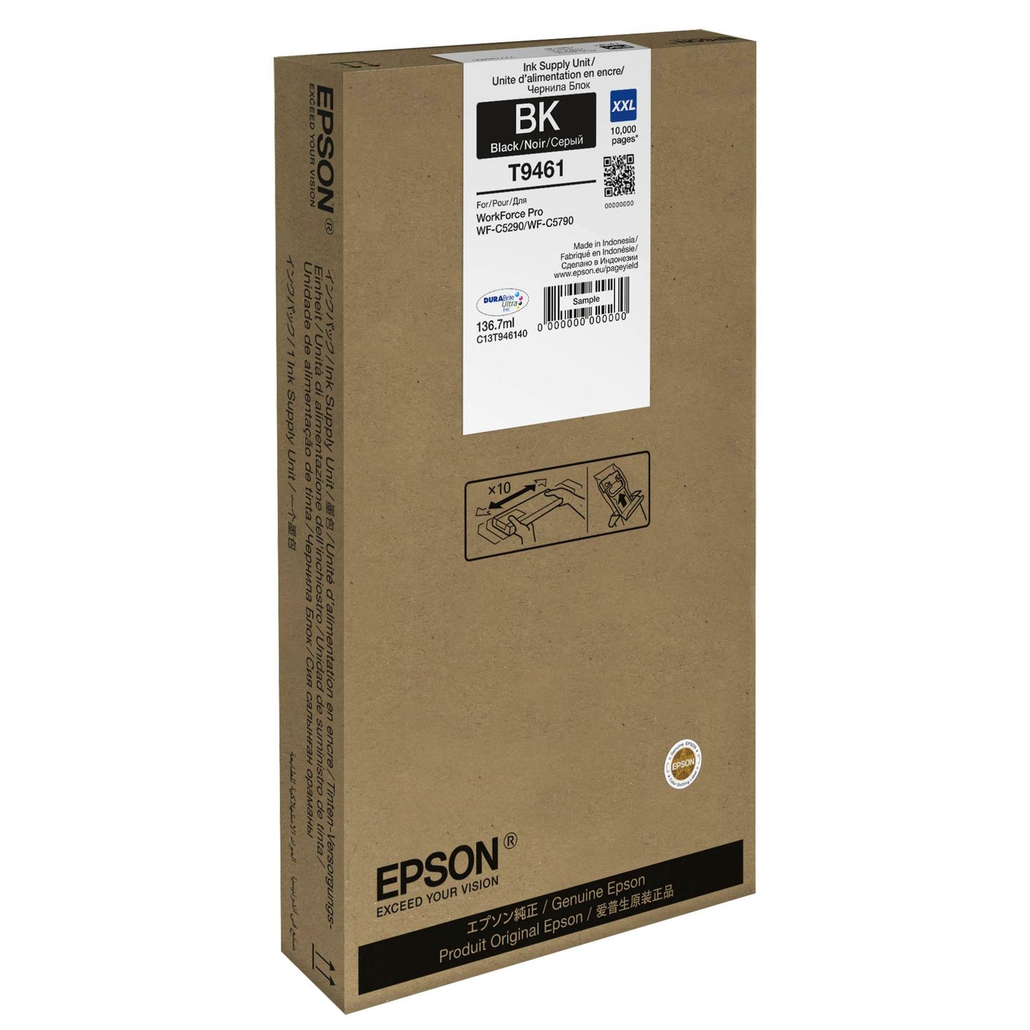 Epson WF-C5x9x Series Ink Cartr. XXL black                 T 9461