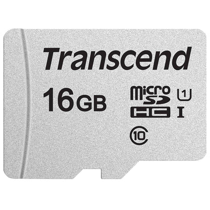 Transcend microSDHC 300S-A  16GB Class 10 UHS-I U1 with adapter