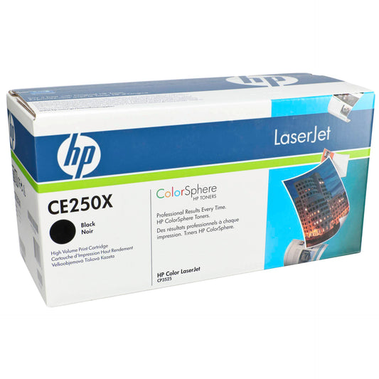 HP Toner CE 250 X black No. 504 X