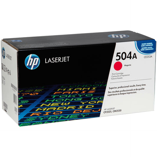 HP Toner CE 253 A magenta No. 504 A