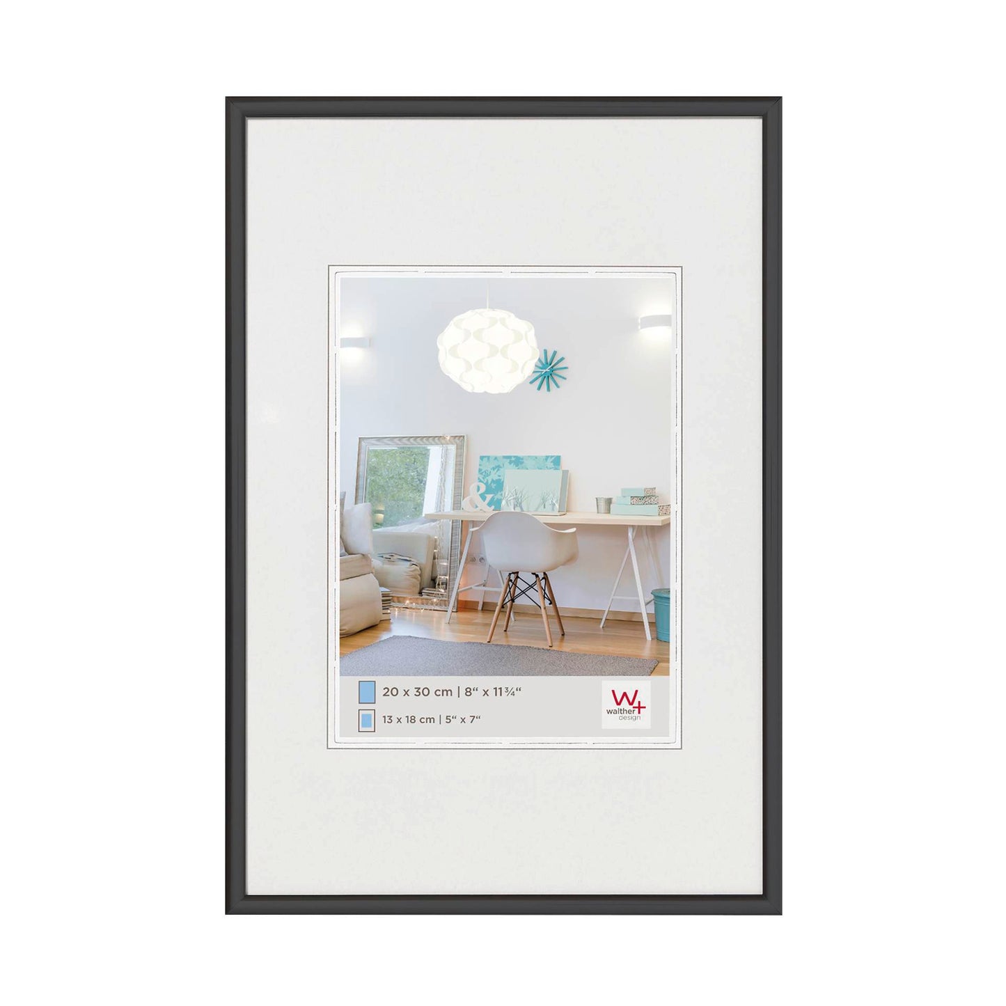 Walther New Lifestyle      20x30 Resin black KV030B