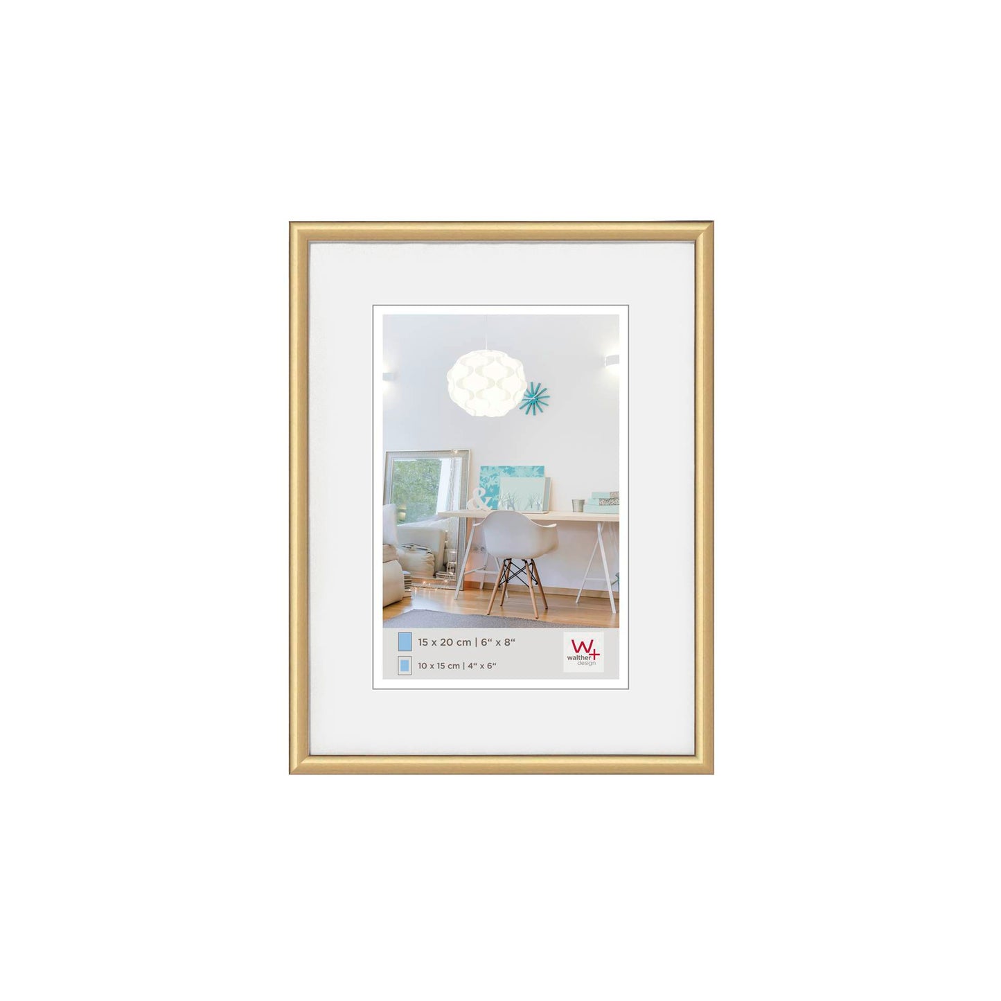 Walther New Lifestyle      15x20 Resin gold KV520G