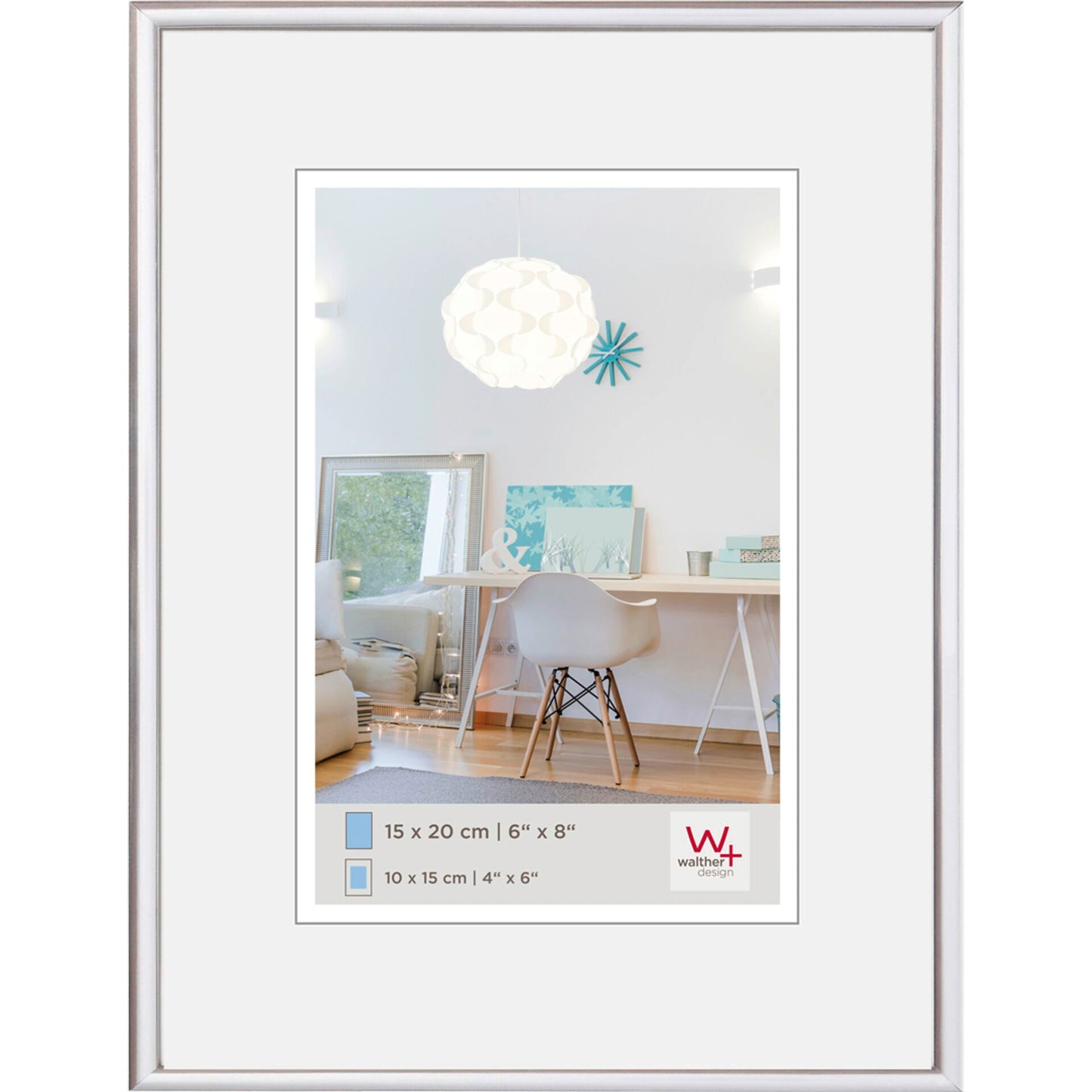 Walther New Lifestyle      15x20 Resin silver KV520S