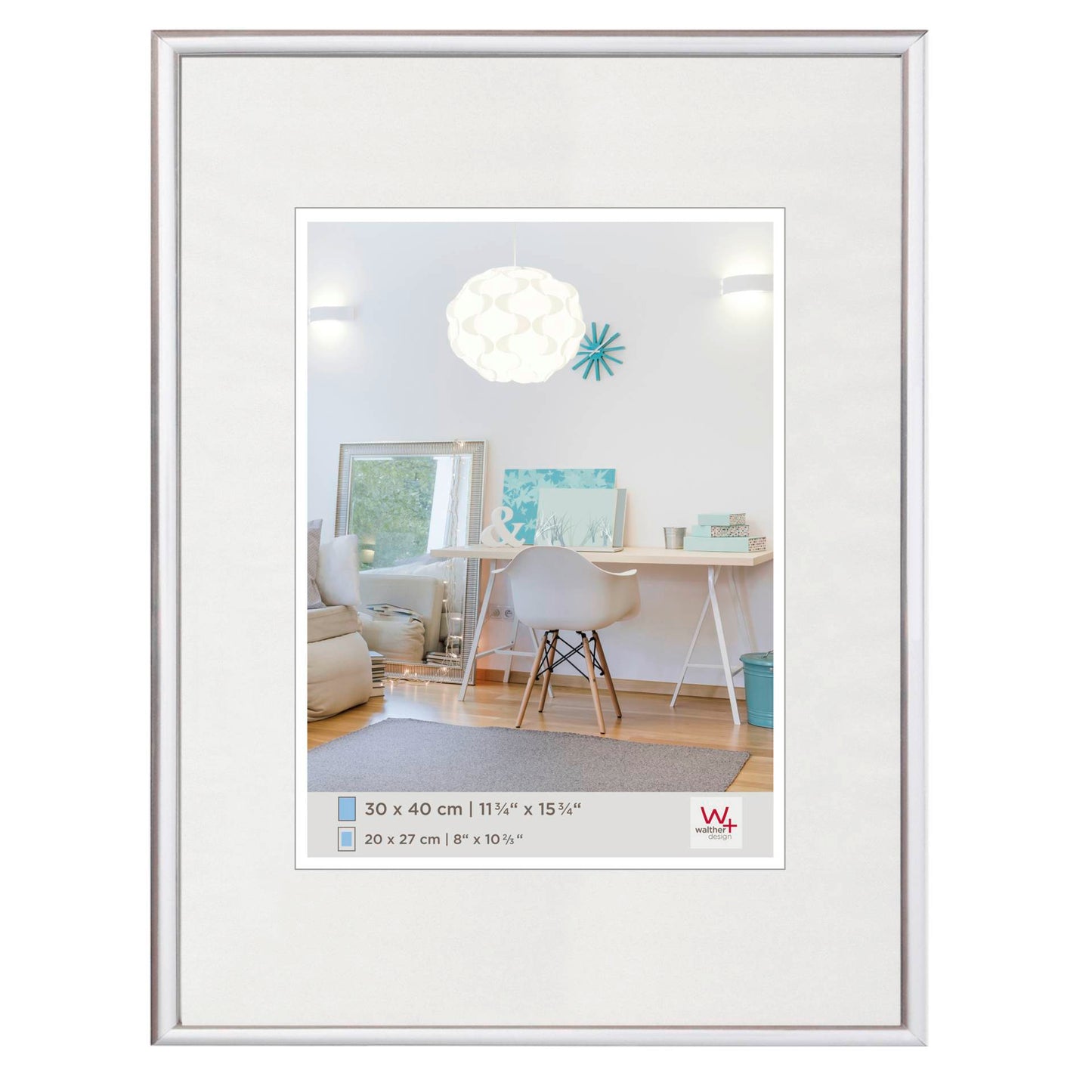 Walther New Lifestyle      30x40 Resin silver KV040S