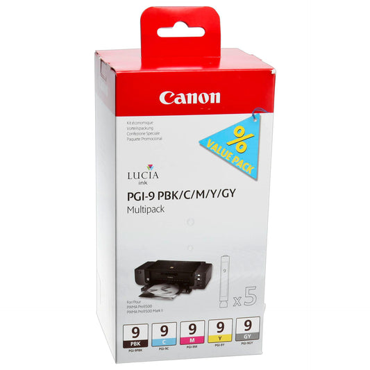 Canon PGI-9 Multi Pack PBK/C/M/Y/GY