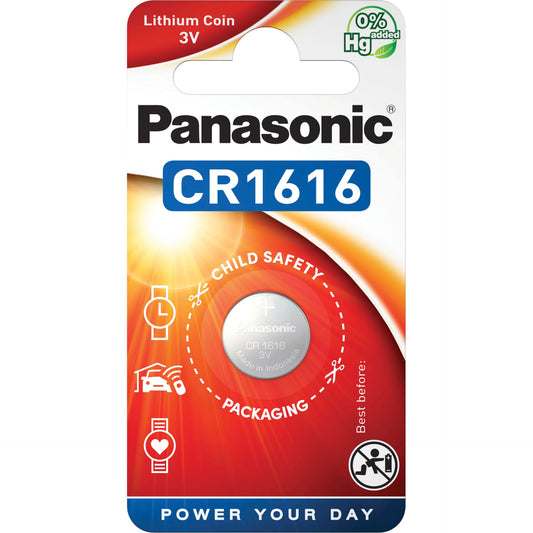 1 Panasonic CR 1616 Lithium Power