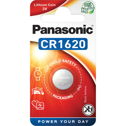1 Panasonic CR 1620 Lithium Power