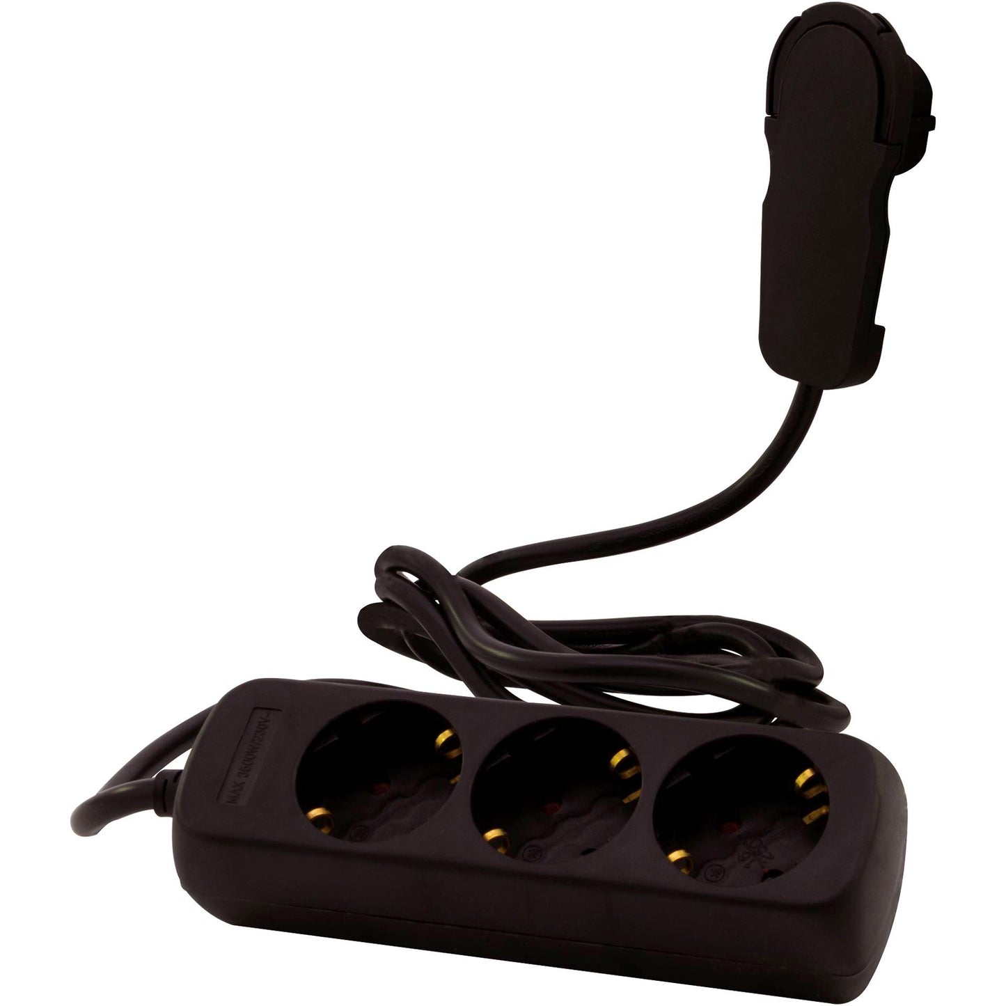 REV Multiple Socket Outlet 3-fold 2m black