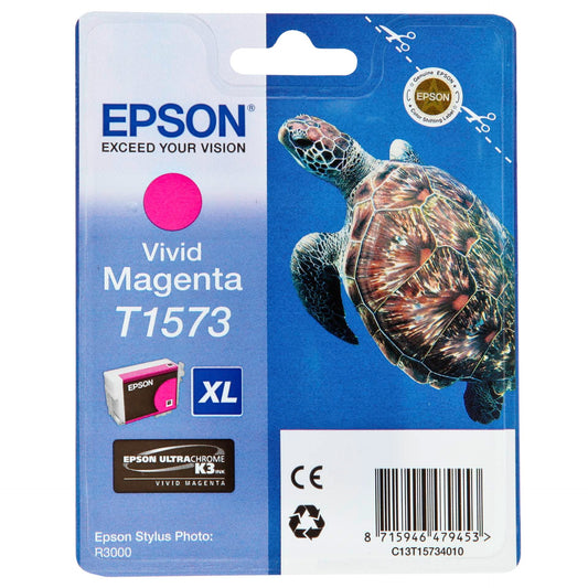 Epson ink cartridge vivid magenta T 157             T 1573
