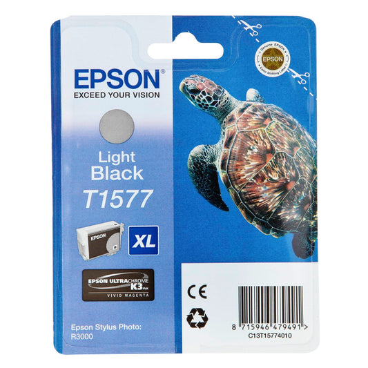 Epson ink cartridge light black   T 157             T 1577