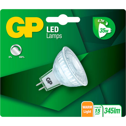 GP Lighting LED GU5.5 MR16 Refl. 4,7W (35W) 345 lm DIM  GP 084983