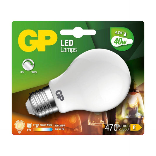 GP Lighting Filament Classic E27 LED 4,2W (40W) dimm. GP 078227