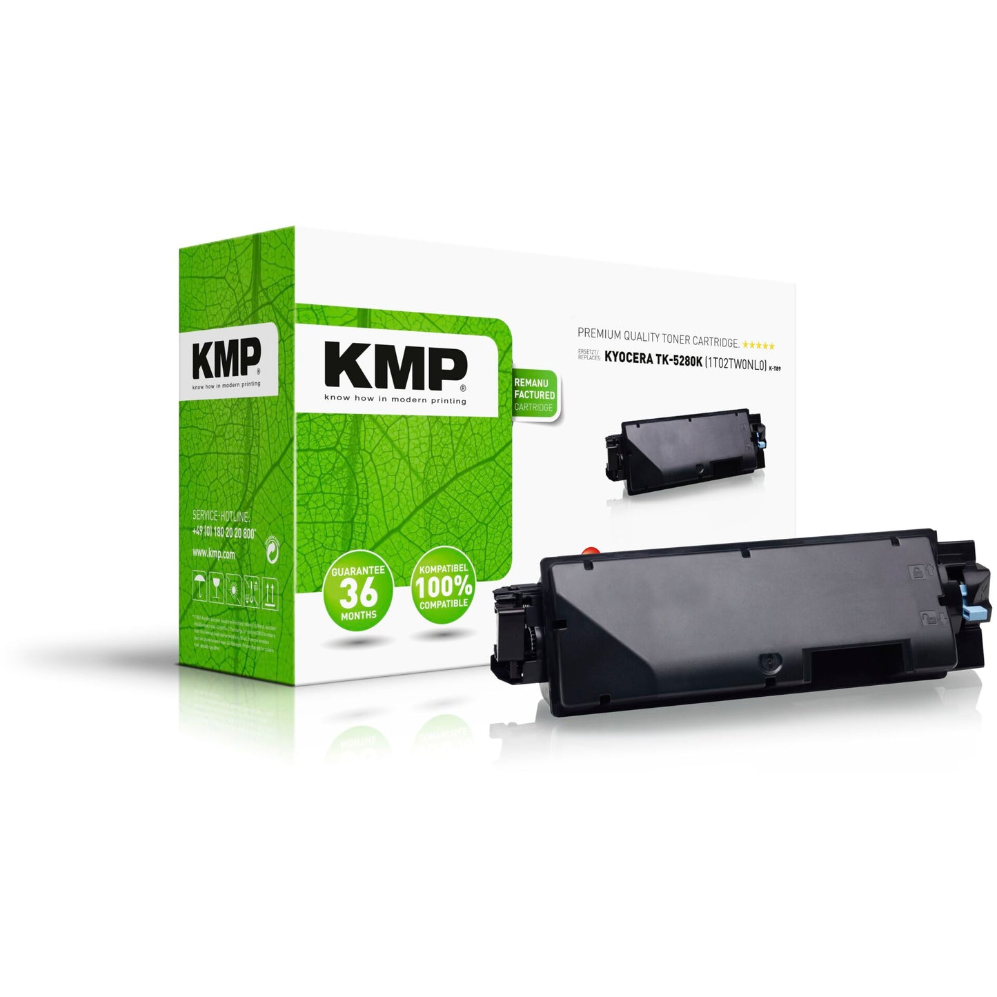 KMP K-T89 Toner black compatible w. Kyocera TK-5280 K