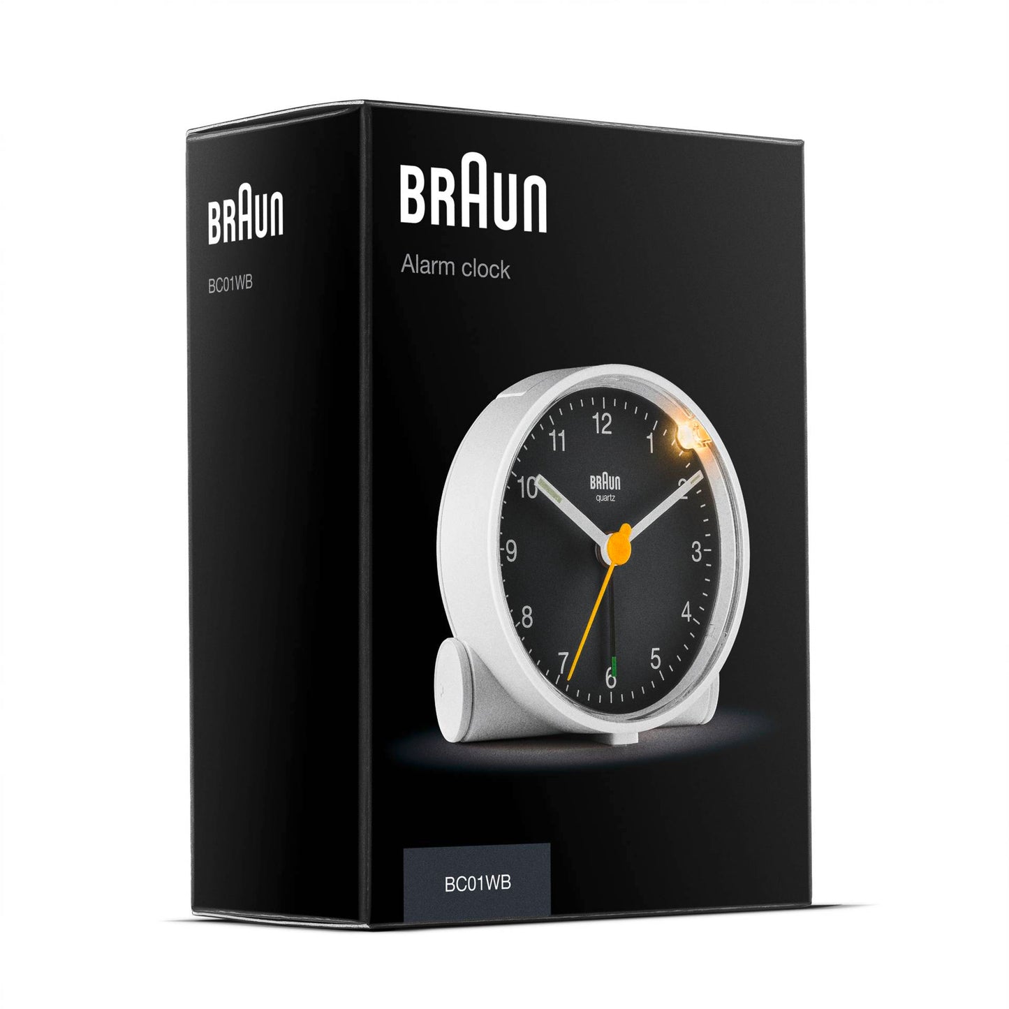 Braun BC 01 WB quartz alarm clock white