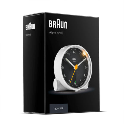 Braun BC 01 WB quartz alarm clock white