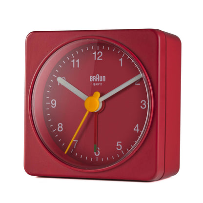 Braun BC 02 R quartz alarm clock red