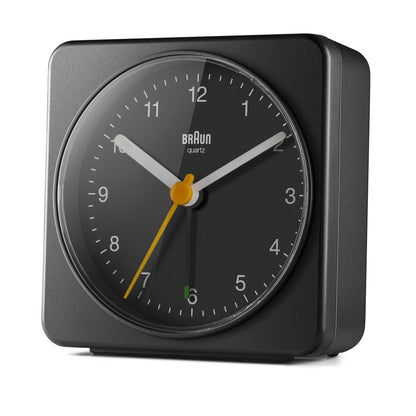 Braun BC 03 B quartz alarm clock analog black
