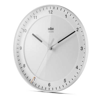 Braun BC 17 W-DCF radio wall clock white