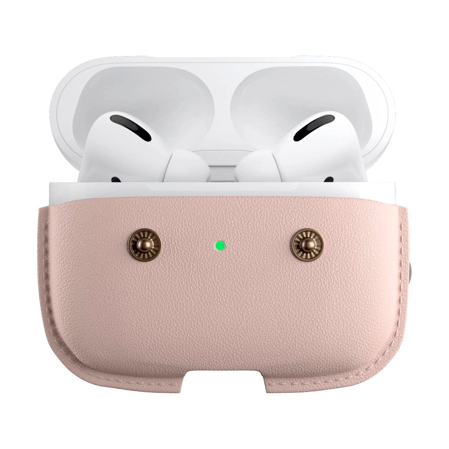 Woodcessories AirCase AirPod Pro Leather Necklace Case Old Rose