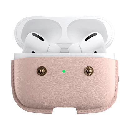 Woodcessories AirCase AirPod Pro Leather Necklace Case Old Rose