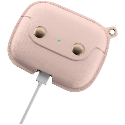 Woodcessories AirCase AirPod Pro Leather Necklace Case Old Rose