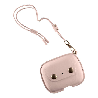 Woodcessories AirCase AirPod Pro Leather Necklace Case Old Rose
