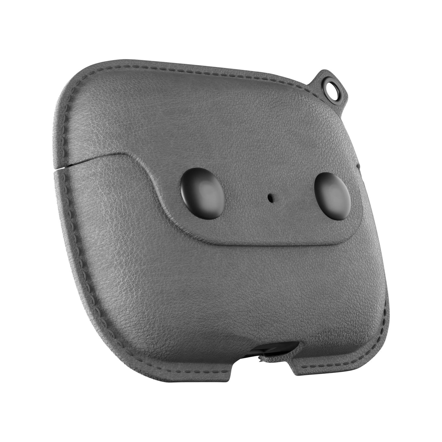 Woodcessories AirCase AirPod Pro Leather Necklace Case Stone Gray