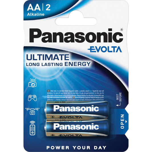 1x2 Panasonic Evolta LR 6 Mignon AA                    LR6EGE/2BP