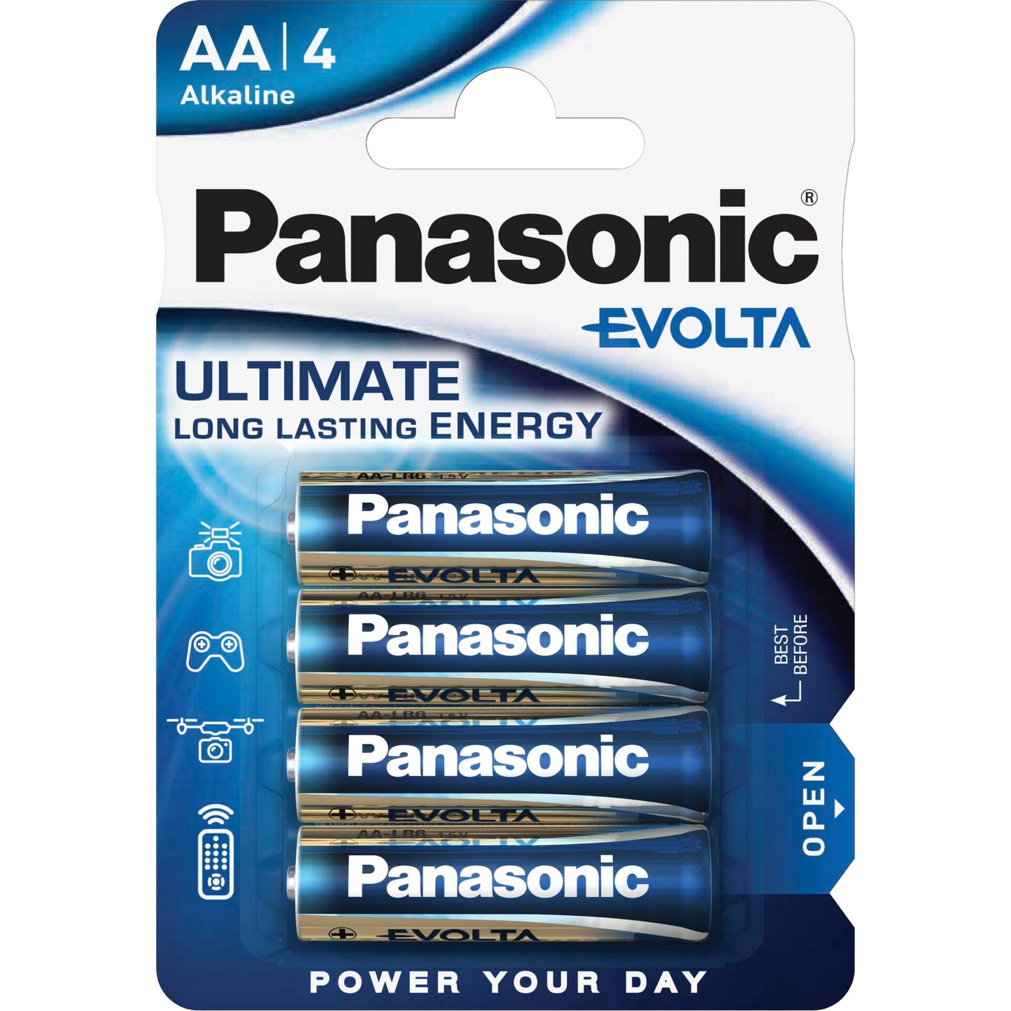 1x4 Panasonic Evolta LR 6 Mignon AA