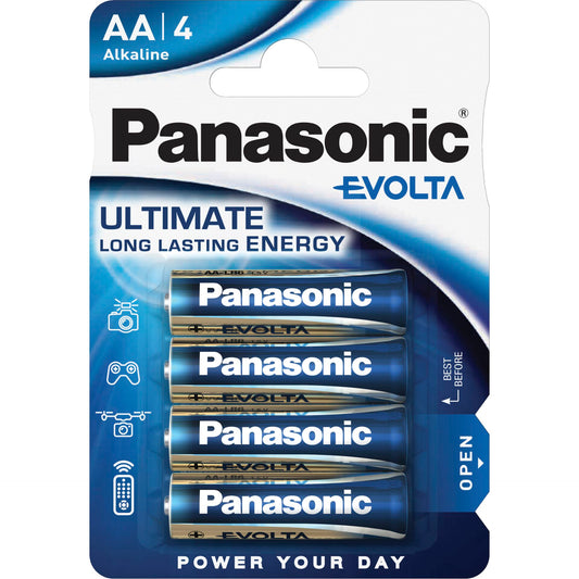 1x4 Panasonic Evolta LR 6 Mignon AA