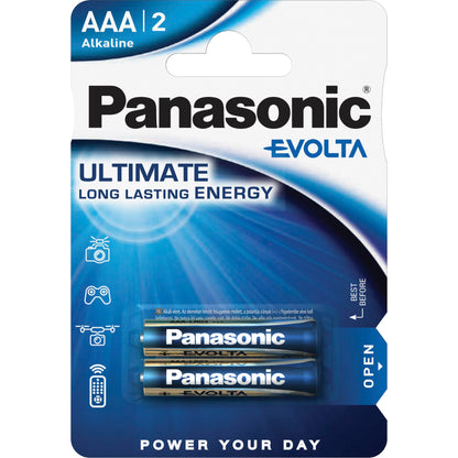 1x2 Panasonic Evolta LR 03 Micro AAA                  LR03EGE/2BP