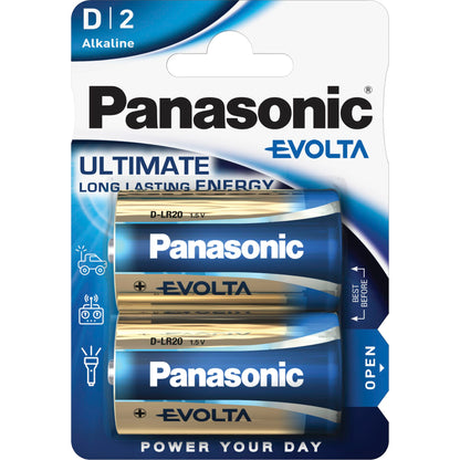 1x2 Panasonic Evolta Mono D LR 20                LR20EGE/2BP