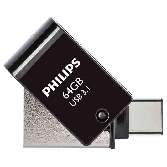 Philips 2 in 1 OTG          64GB USB 3.1 + USB C Midnight Black