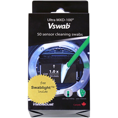 Visible Dust MXD100 Green 1.0x Vswabs bulk 50 pcs.