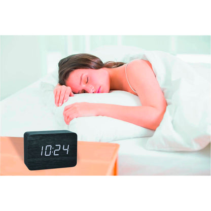 TFA 60.2549.01 Radio alarm clock black
