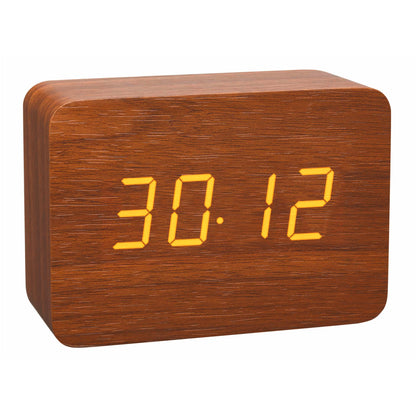 TFA 60.2549.08 CLOCCO Alarm Clock  brown