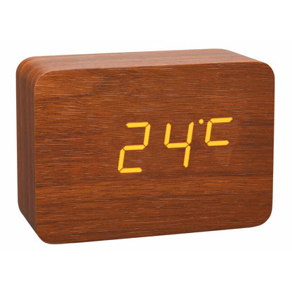 TFA 60.2549.08 CLOCCO Alarm Clock  brown