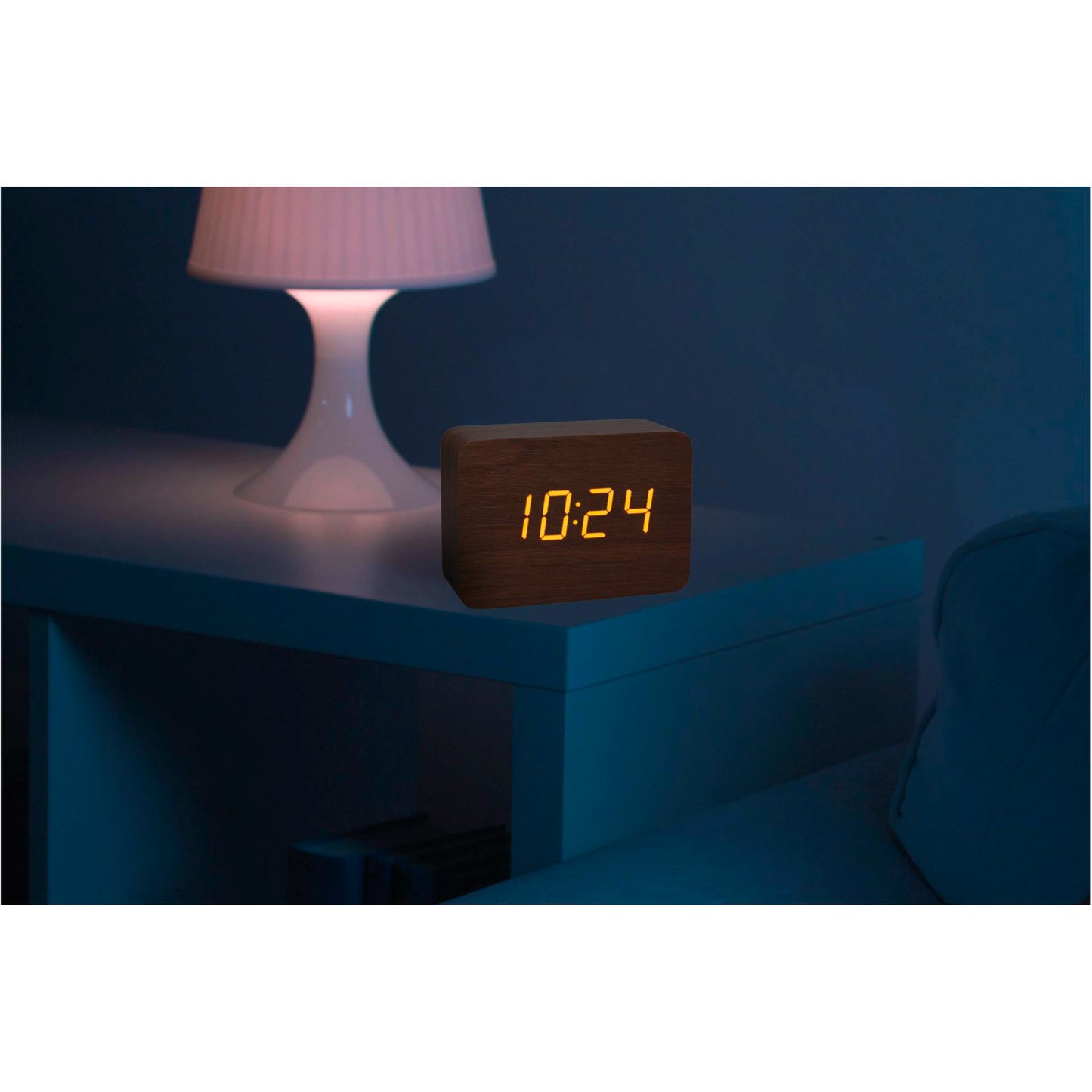 TFA 60.2549.08 CLOCCO Alarm Clock  brown